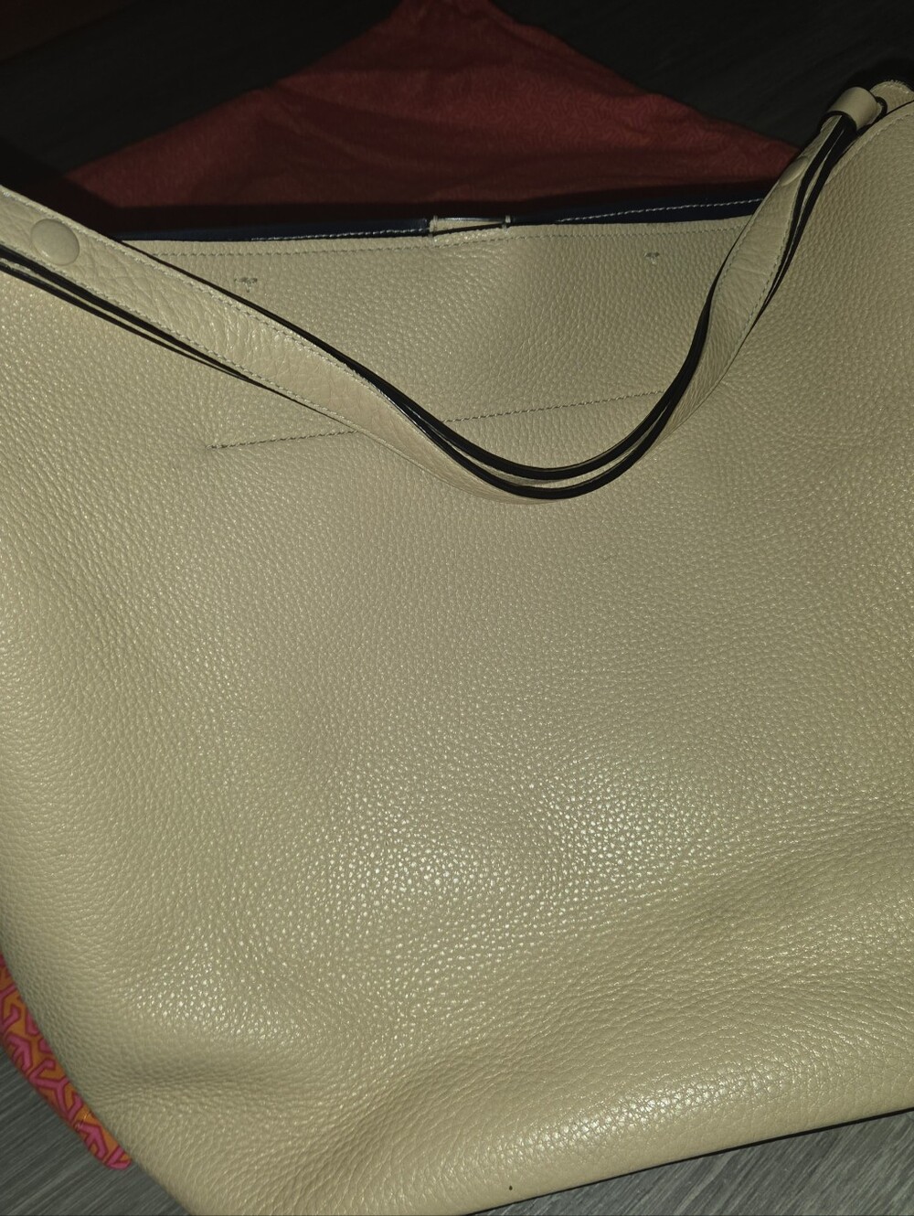 Tory Burch Perforated Logo Tote - Beige - Picture 13 of 13